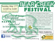 Bear Creek Festival flyer